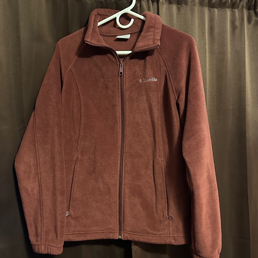 Columbia EUC Maroon Fleece Jacket
